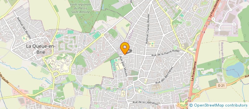 localisation de l'entreprise MADAME VERONIQUE LEMARINEL à PONTAULT-COMBAULT