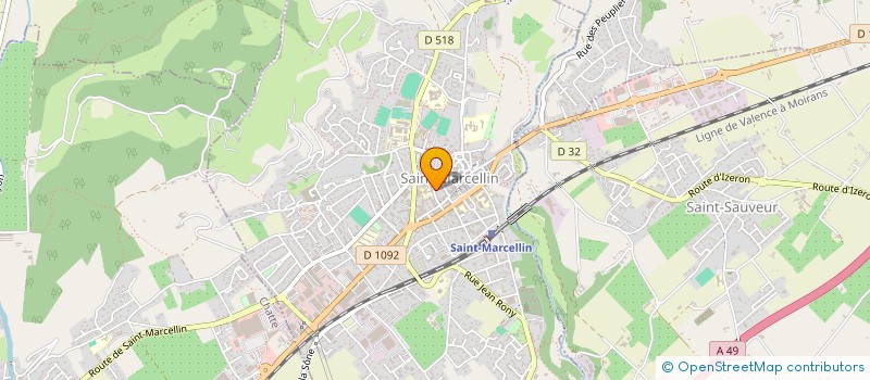 localisation de l'entreprise MADAME VERONIQUE LEMEE  SAINT-MARCELLIN