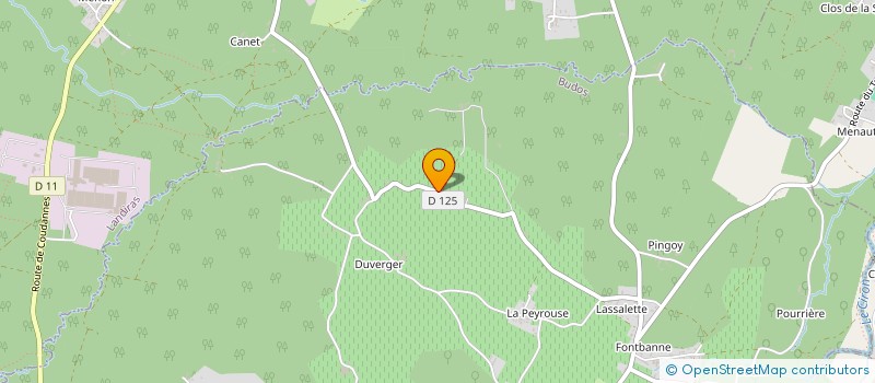 localisation de l'entreprise MADAME VERONIQUE LEMETTE  BUDOS