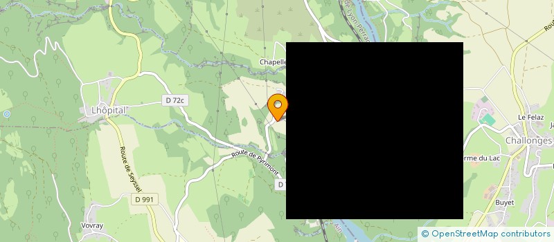 localisation de l'entreprise MADAME VERONIQUE LEMOINE  SURJOUX-LHOPITAL