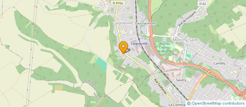 localisation de l'entreprise MADAME VERONIQUE LEMOUTON  LAIGNEVILLE