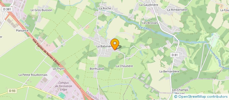 localisation de l'entreprise MADAME VERONIQUE LENOIR  VIGNEUX-DE-BRETAGNE