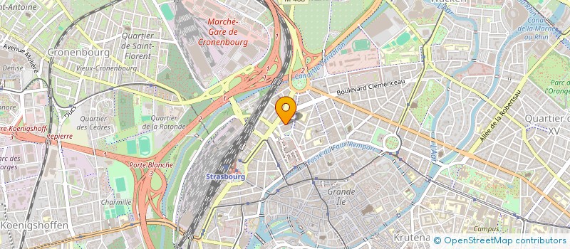 localisation de l'entreprise MADAME VERONIQUE LENOIR à STRASBOURG
