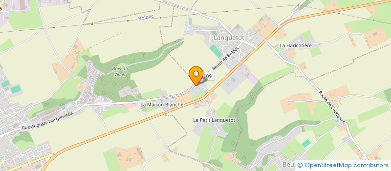 localisation de l'entreprise MADAME VERONIQUE LEPRETRE à LANQUETOT