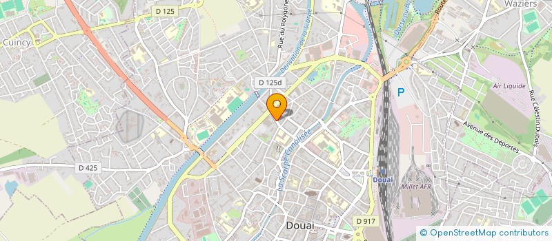 localisation de l'entreprise MADAME VERONIQUE LEPRINCE à DOUAI