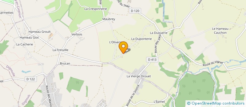 localisation de l'entreprise MADAME VERONIQUE LEQUART  DIGOSVILLE