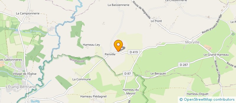 localisation de l'entreprise MADAME VERONIQUE LEQUERTIER  MORVILLE