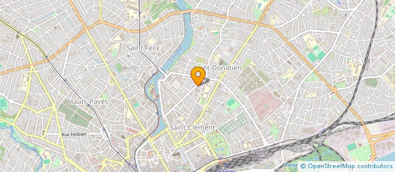 localisation de l'entreprise MADAME VERONIQUE LERIVEREND à NANTES