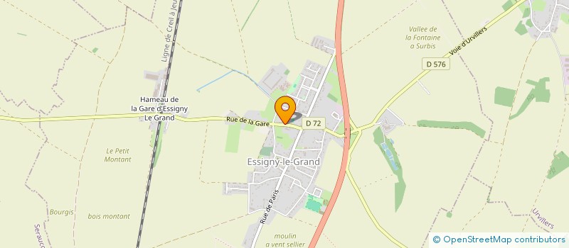 localisation de l'entreprise MADAME VERONIQUE LEROY à ESSIGNY-LE-GRAND
