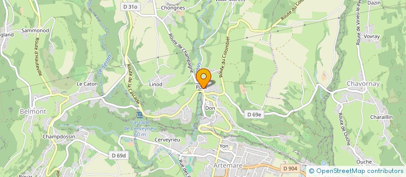 localisation de l'entreprise MADAME VERONIQUE LEROY à VALROMEY-SUR-SERAN