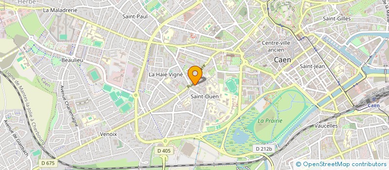 localisation de l'entreprise MADAME VERONIQUE LEROYER à CAEN