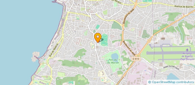 localisation de l'entreprise MADAME VERONIQUE LESAGE à BIARRITZ