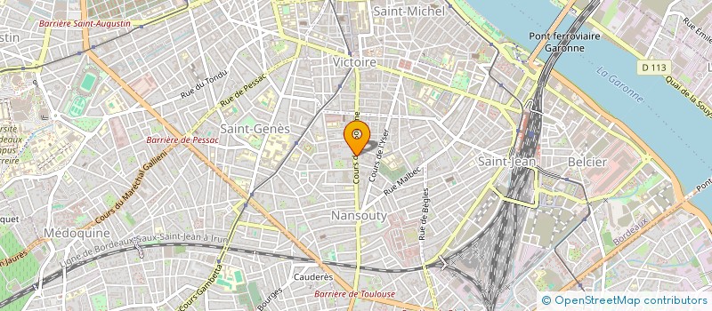 localisation de l'entreprise MADAME VERONIQUE LESCANNE à BORDEAUX