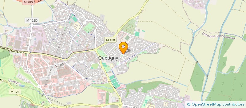 localisation de l'entreprise MADAME VERONIQUE LESCURE à QUETIGNY