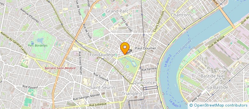 localisation de l'entreprise MADAME VERONIQUE LESPINASSE  BORDEAUX