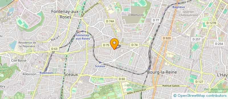 localisation de l'entreprise MADAME VERONIQUE LESTOQUOY à SCEAUX