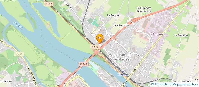 localisation de l'entreprise MADAME VERONIQUE LESURTEL à SAUMUR