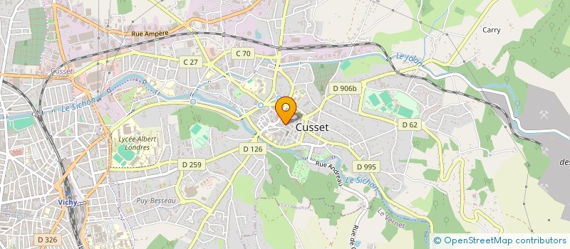 localisation de l'entreprise MADAME VERONIQUE LETELLIER à CUSSET