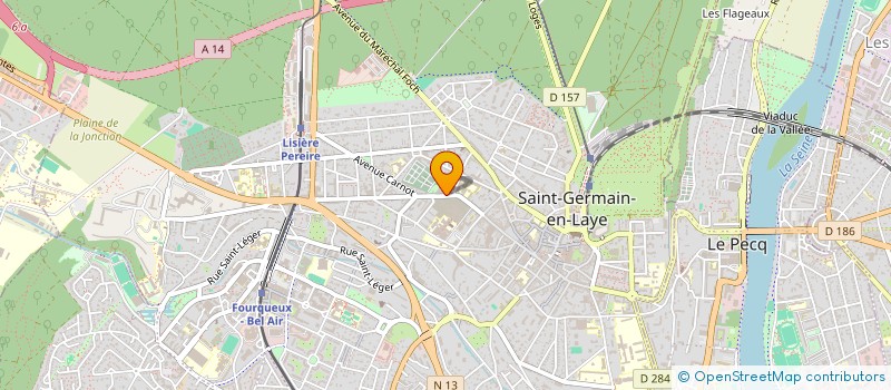 localisation de l'entreprise MADAME VERONIQUE LETEURTRE  SAINT-GERMAIN-EN-LAYE