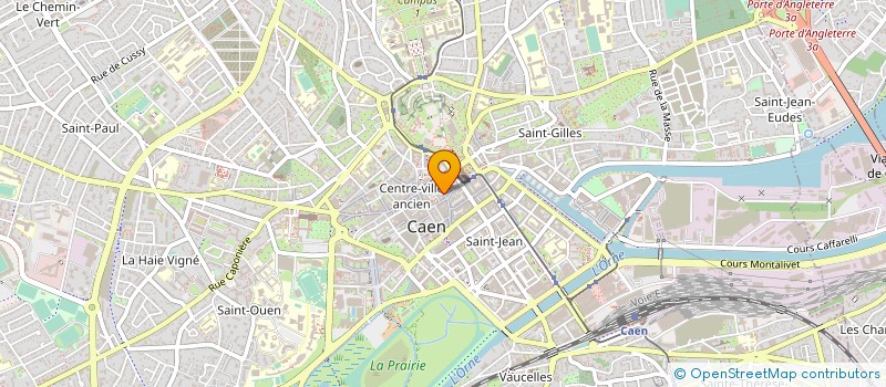 localisation de l'entreprise MADAME VERONIQUE LETISSIER à CAEN