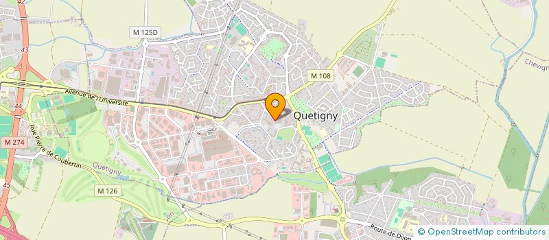 localisation de l'entreprise MADAME VERONIQUE LEVEQUE à QUETIGNY