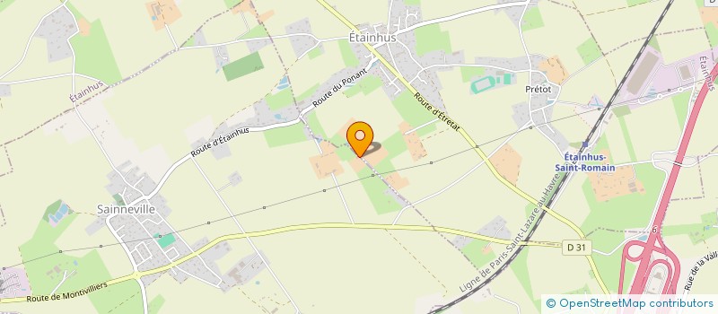 localisation de l'entreprise MADAME VERONIQUE LEVESQUE  SAINNEVILLE