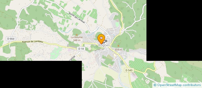 localisation de l'entreprise MADAME VERONIQUE LEVY  ROGNES