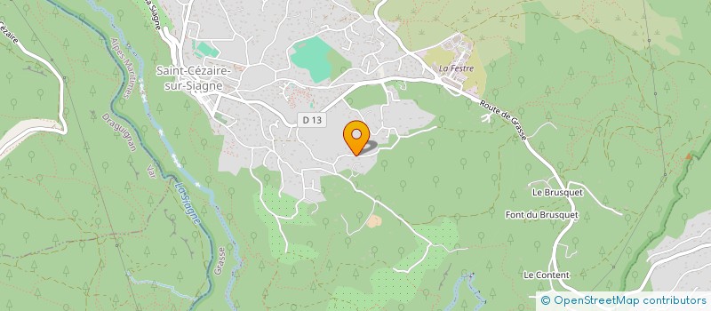 localisation de l'entreprise MADAME VERONIQUE LIBEYRE à SAINT-CEZAIRE-SUR-SIAGNE