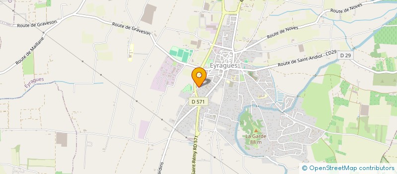 localisation de l'entreprise MADAME VERONIQUE LIGI  EYRAGUES