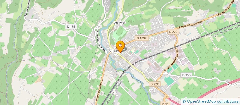 localisation de l'entreprise MADAME VERONIQUE LOCATELLI  VINAY