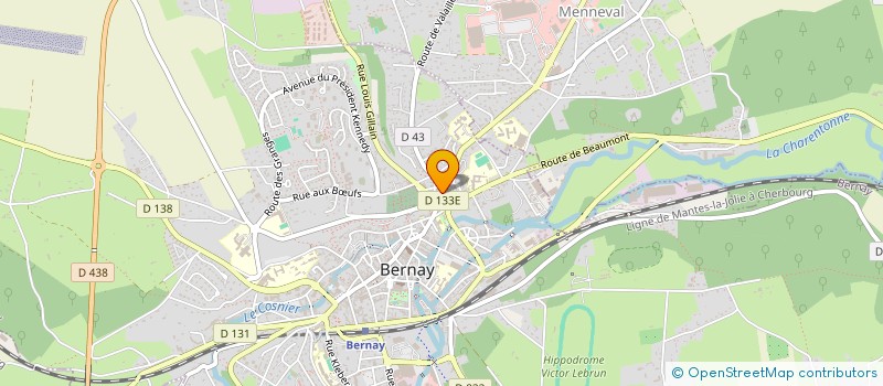 localisation de l'entreprise MADAME VERONIQUE LOISEAU à BERNAY