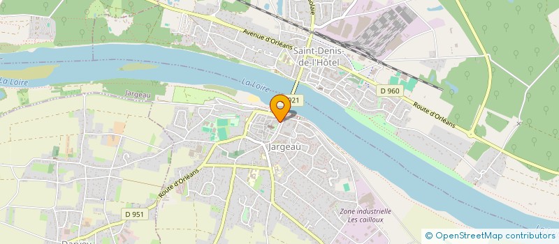 localisation de l'entreprise MADAME VERONIQUE LOMBARD à JARGEAU