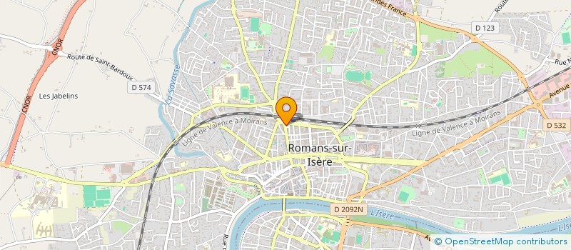 localisation de l'entreprise MADAME VERONIQUE LONG  ROMANS-SUR-ISERE