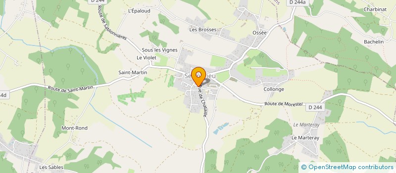 localisation de l'entreprise MADAME VERONIQUE LONGEPIERRE  SERMERIEU