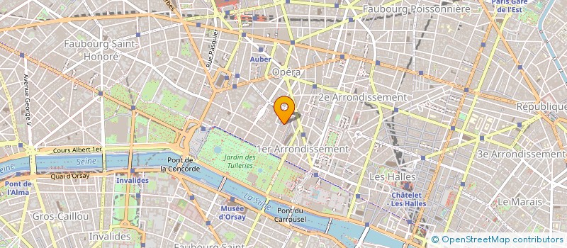 localisation de l'entreprise MADAME VERONIQUE LONGHY VAN DEN BUSSCHE à PARIS