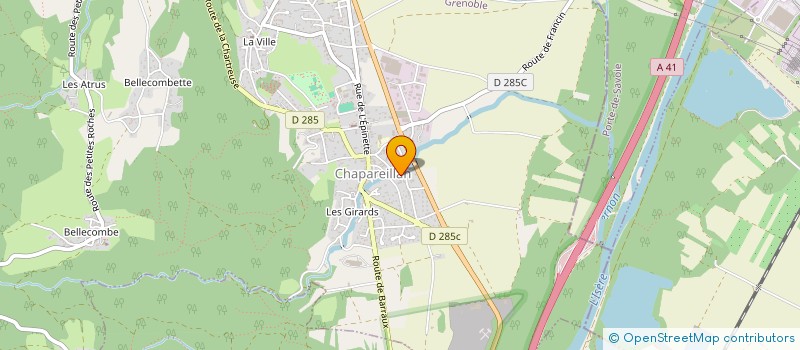 localisation de l'entreprise MADAME VERONIQUE LOPEZ  CHAPAREILLAN