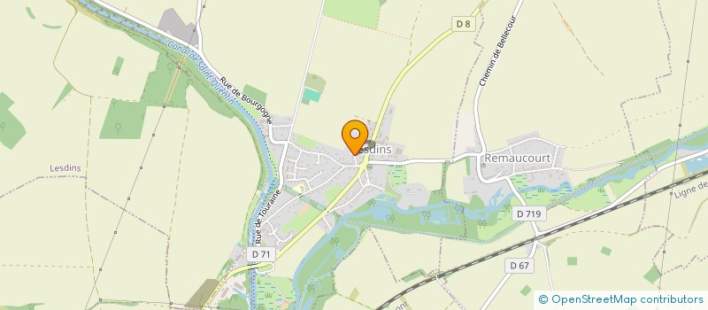 localisation de l'entreprise MADAME VERONIQUE LOPEZ  RIBEMONT