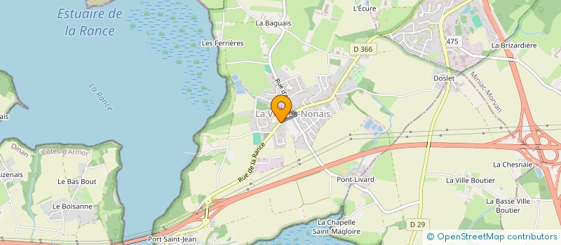 localisation de l'entreprise MADAME VERONIQUE LORANT  LA VILLE-ES-NONAIS