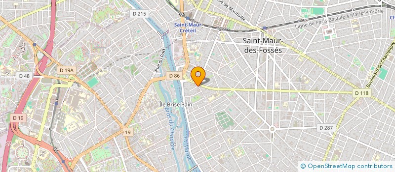 localisation de l'entreprise MADAME VERONIQUE LOREFICE  SAINT-MAUR-DES-FOSSES