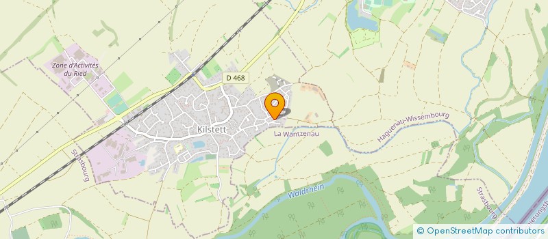 localisation de l'entreprise MADAME VERONIQUE LORENTZ  KILSTETT