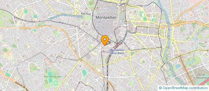 localisation de l'entreprise MADAME VERONIQUE LORENZO à MONTPELLIER