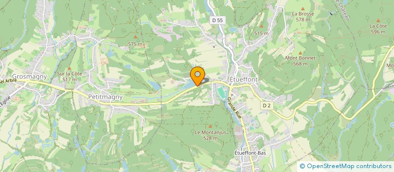 localisation de l'entreprise MADAME VERONIQUE LORIDAT à ETUEFFONT