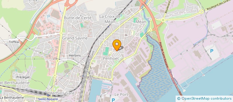 localisation de l'entreprise MADAME VERONIQUE LOUAT à SAINT-NAZAIRE