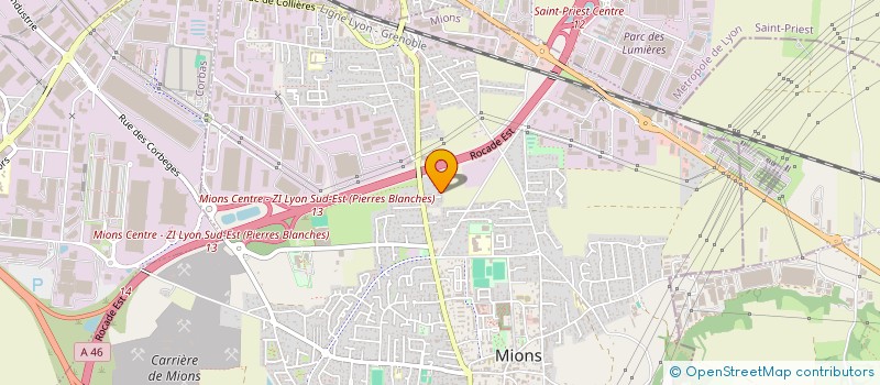 localisation de l'entreprise MADAME VERONIQUE LOVA  MIONS