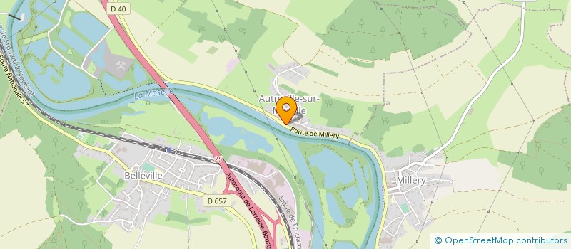 localisation de l'entreprise MADAME VERONIQUE LOZERE  AUTREVILLE-SUR-MOSELLE