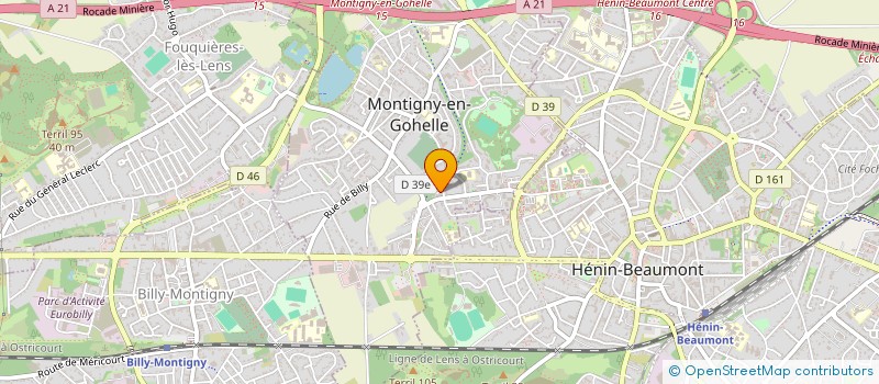 localisation de l'entreprise MADAME VERONIQUE LUCZAK  MONTIGNY-EN-GOHELLE