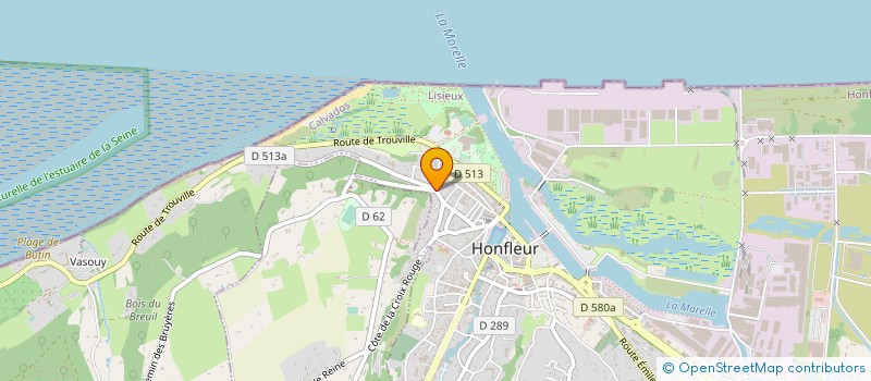 localisation de l'entreprise MADAME VERONIQUE LUKACS à HONFLEUR