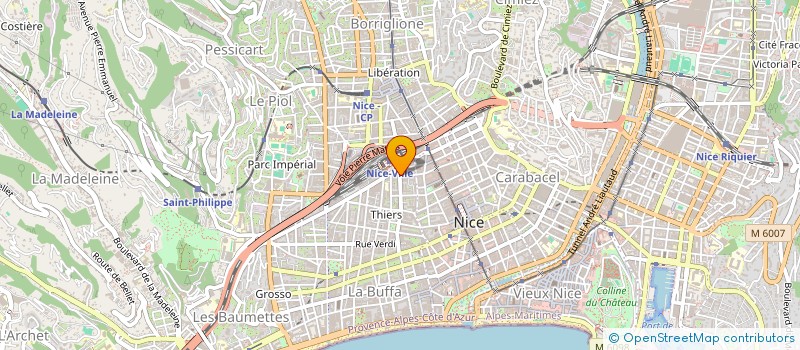 localisation de l'entreprise MADAME VERONIQUE LUSTGARTEN à NICE