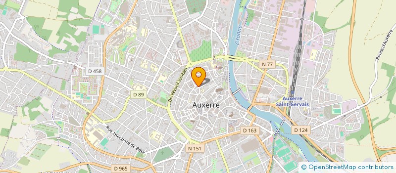 localisation de l'entreprise MADAME VERONIQUE LYAND à AUXERRE
