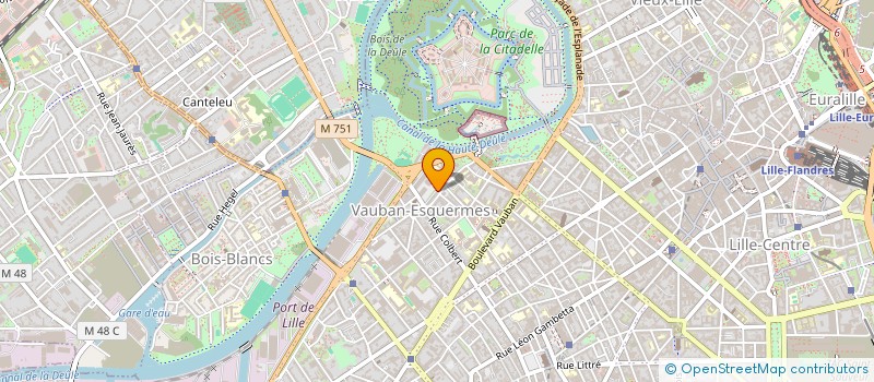 localisation de l'entreprise MADAME VERONIQUE M'LANHORO à LILLE